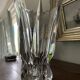 large cut crystal vase Saint Louis 1967
