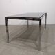 Table à manger ou bureau en verre années 70