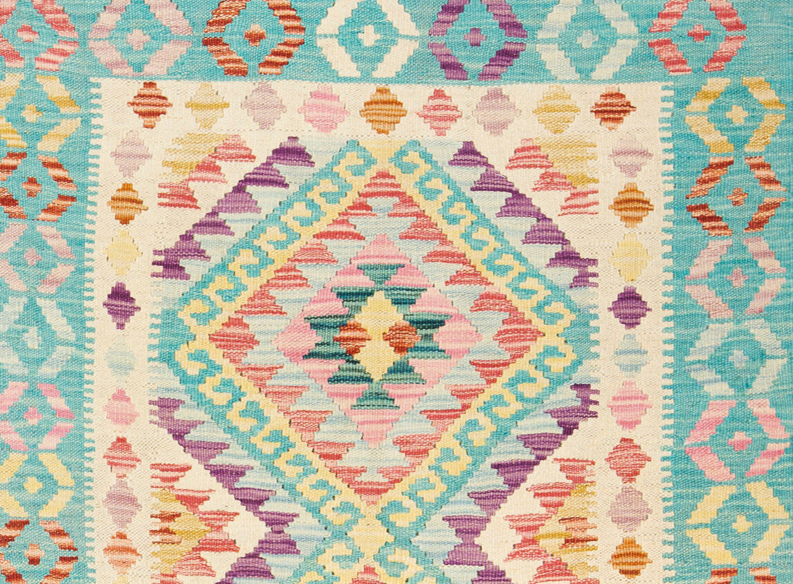 Afghan Pashtun Kilim 122 x 89 cm