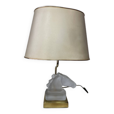 Lampe Le Dauphin tête de cheval