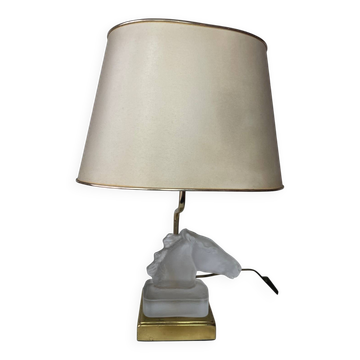 Lampe Le Dauphin tête de cheval
