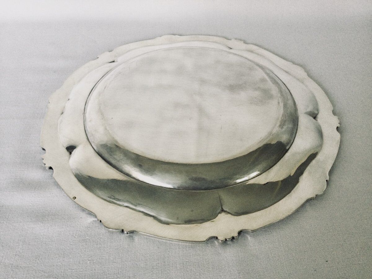 Eugène Lefebvre - Solid Silver Dish