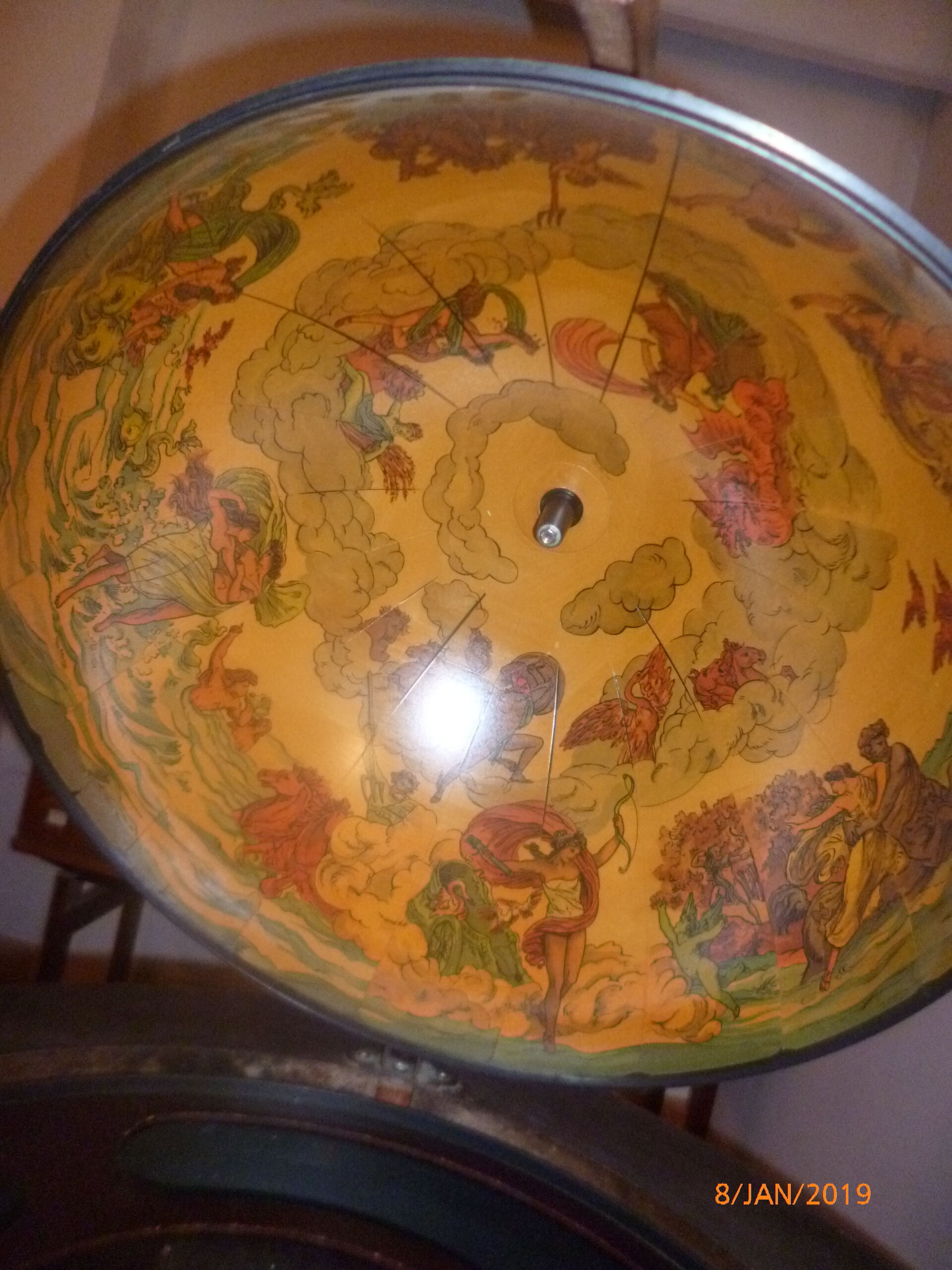 Globe terrestre bar