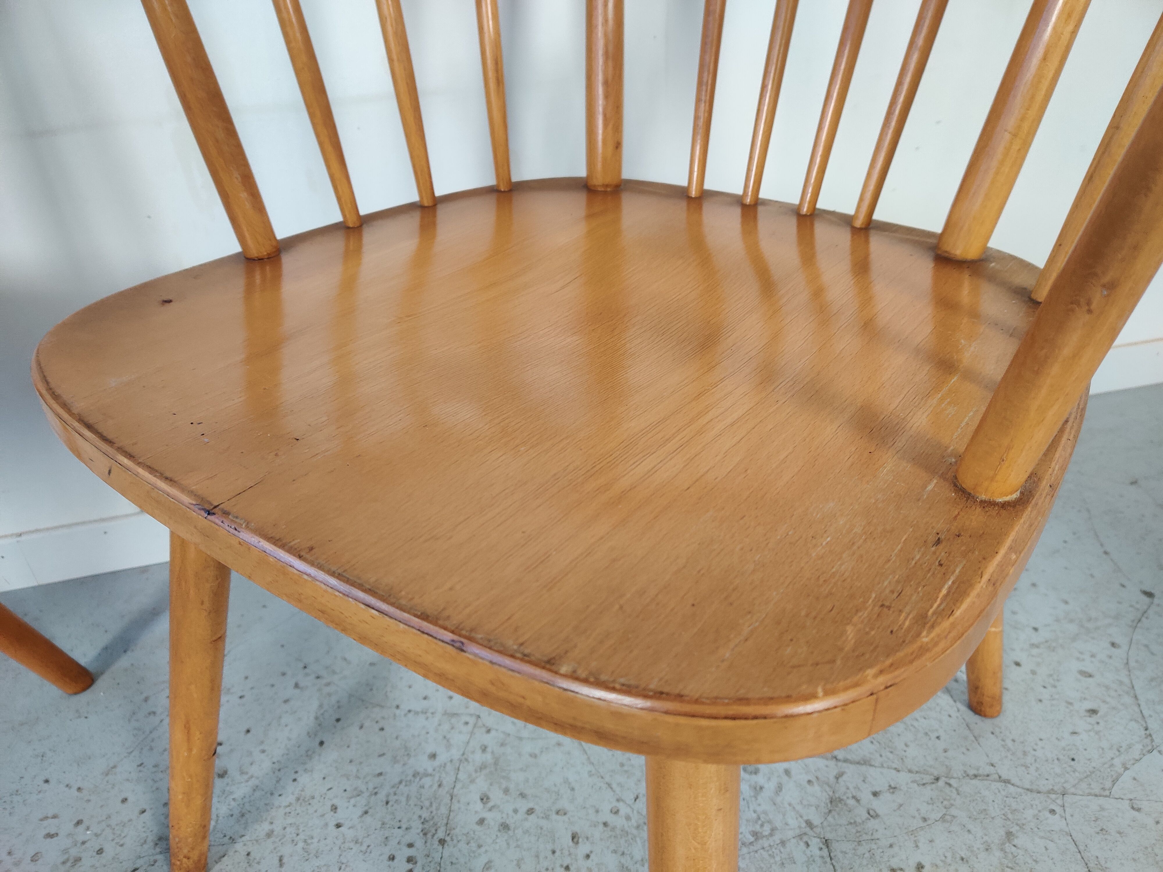 4 Vintage Scandinavian Hiller chairs, 60s