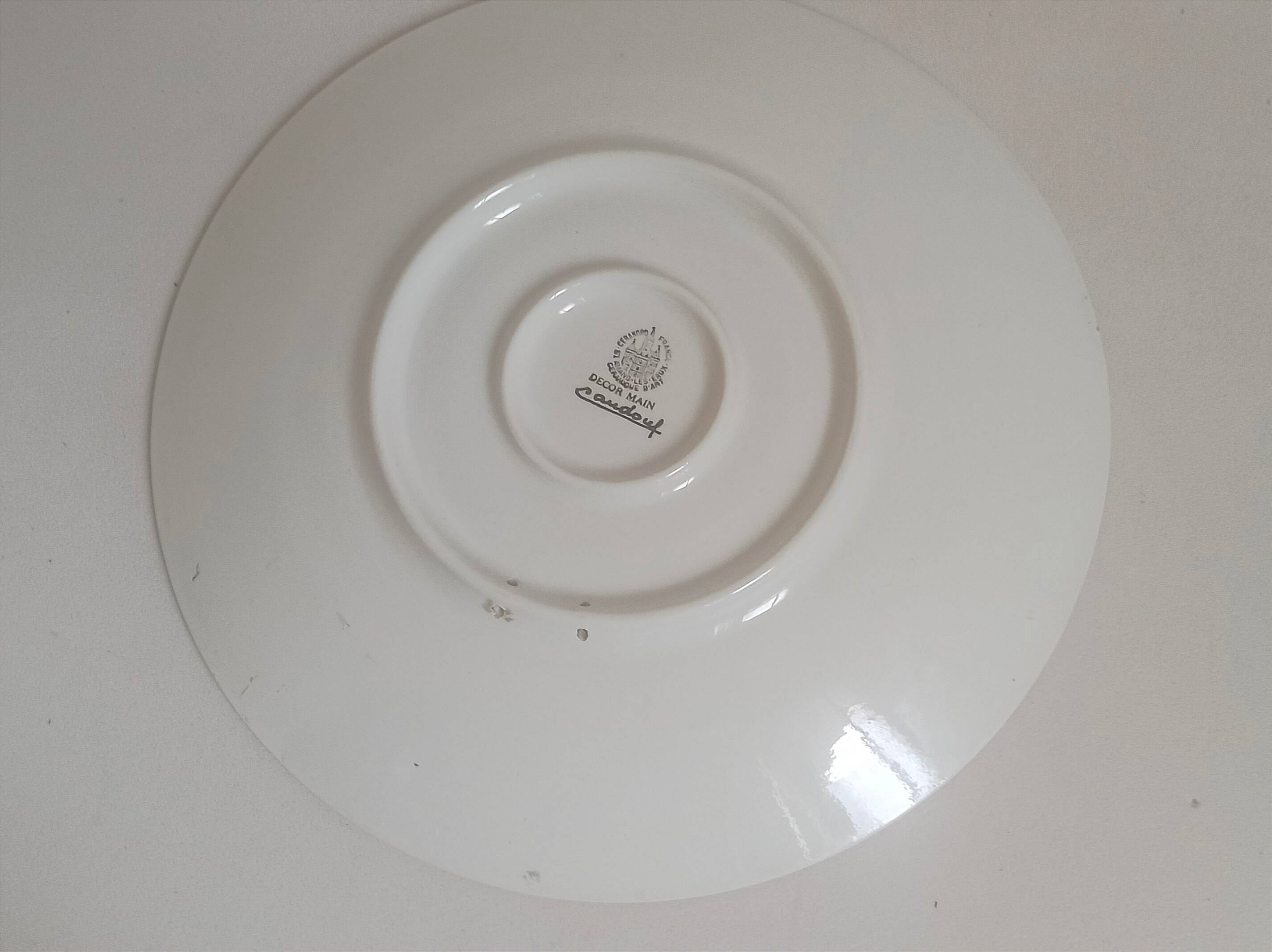 Dish caudoux 60s diam. 35.5 cm
