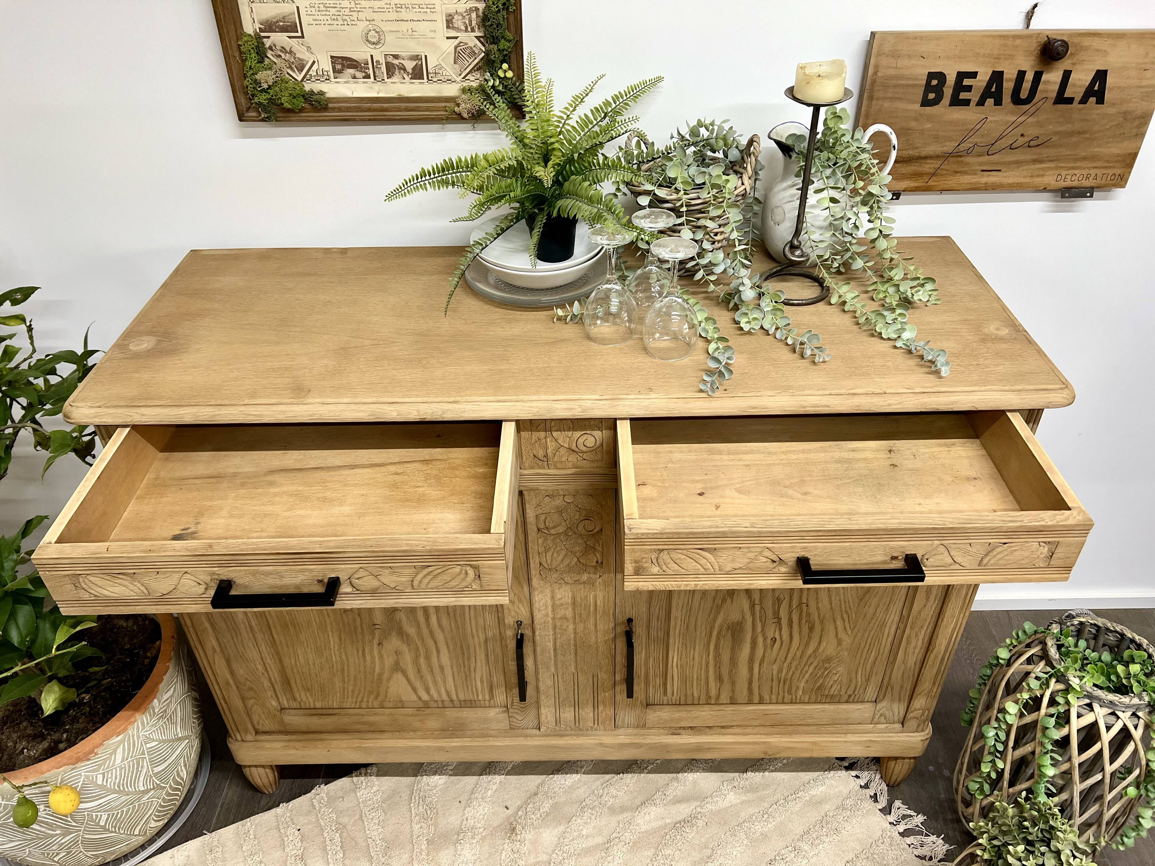 Oak sideboard