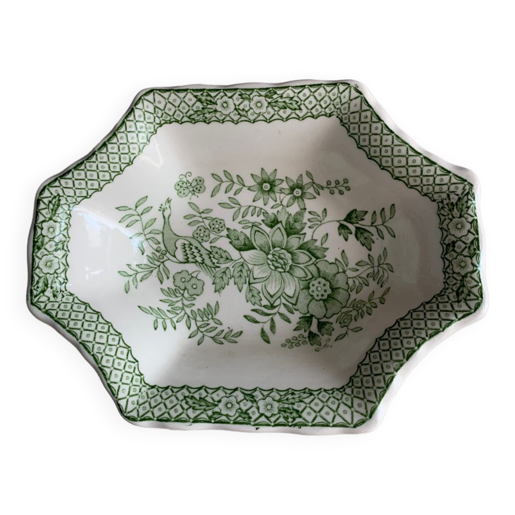 Empty soap rest pocket mason's stratford english porcelain