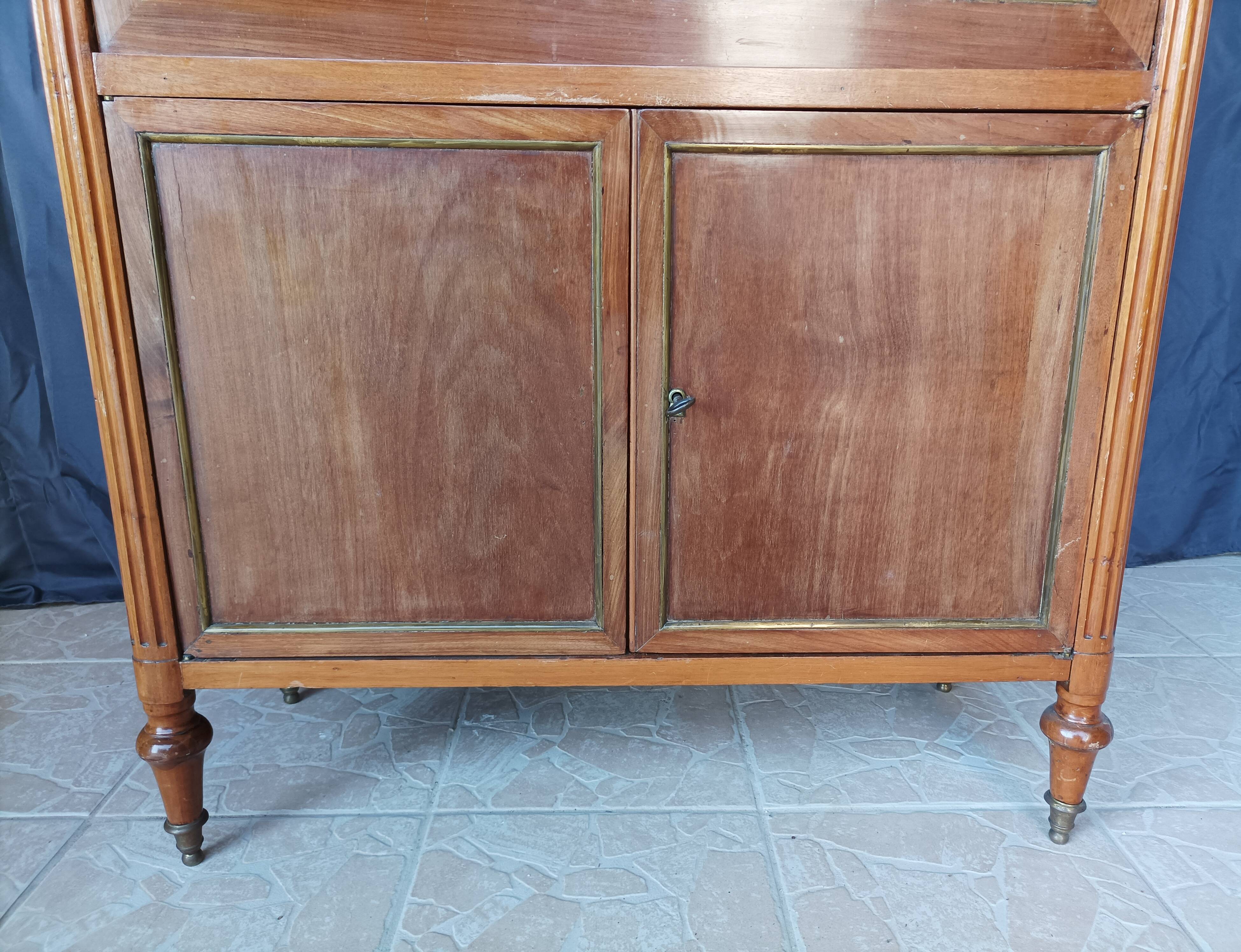 Secretary Louis XVI in mahogany 18th century