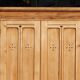 Old industrial wooden locker room - Parisian fir wardrobe