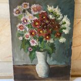 Vintage flower bouquet painting