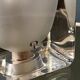 Lampe de table en verre « Ice Cube » Mid Century Peill & Putzler