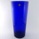 Czech cobalt blue parquet vase 1950-1960