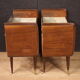 Pair of Italian design bedside tables from the 50s
