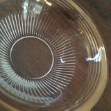 Fluted glass cups lined with gold 60