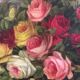 Painting, oil on canvas, still life with flowers signed A Gondois