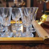 12 faceted stemmed glasses – 1970s 12 faceted stemmed glasses – year