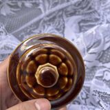 Vintage Belgian earthenware sugar bowl