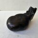 Paperweight Sculpture zoomorphic statuette in stone hippopotamus mouth or