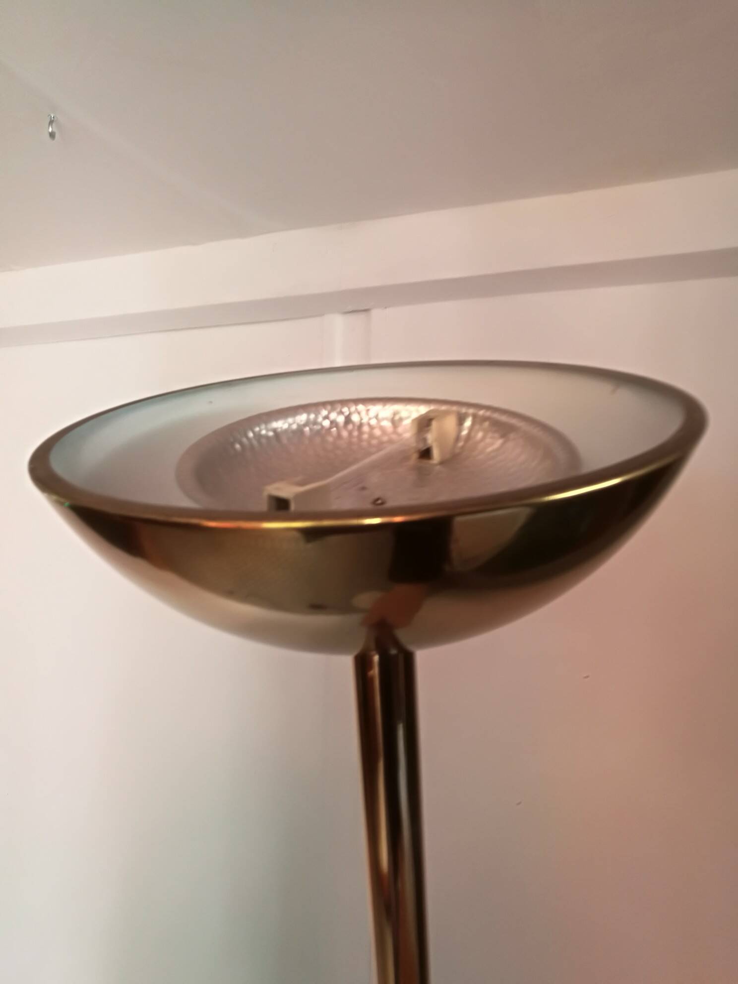 Vintage brass floor lamp