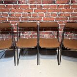 Set of four chairs stamped souvignet