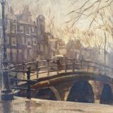 Vue d’Amsterdam signée Guildemeister