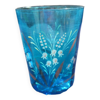 Verre bleu émaillé Autriche