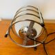 Chrome metal tripod lamp