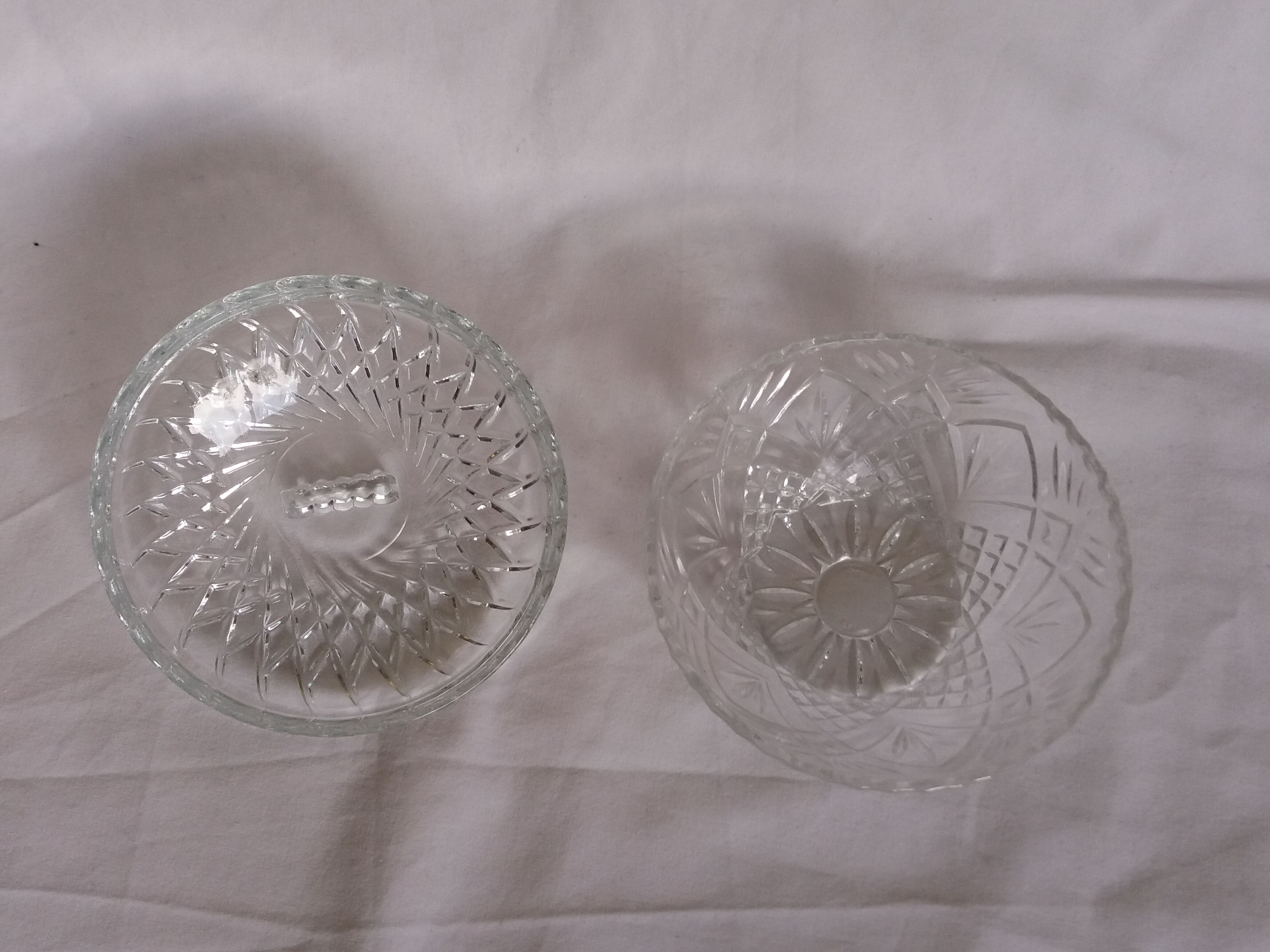 Glass box candy sugar bowl butter