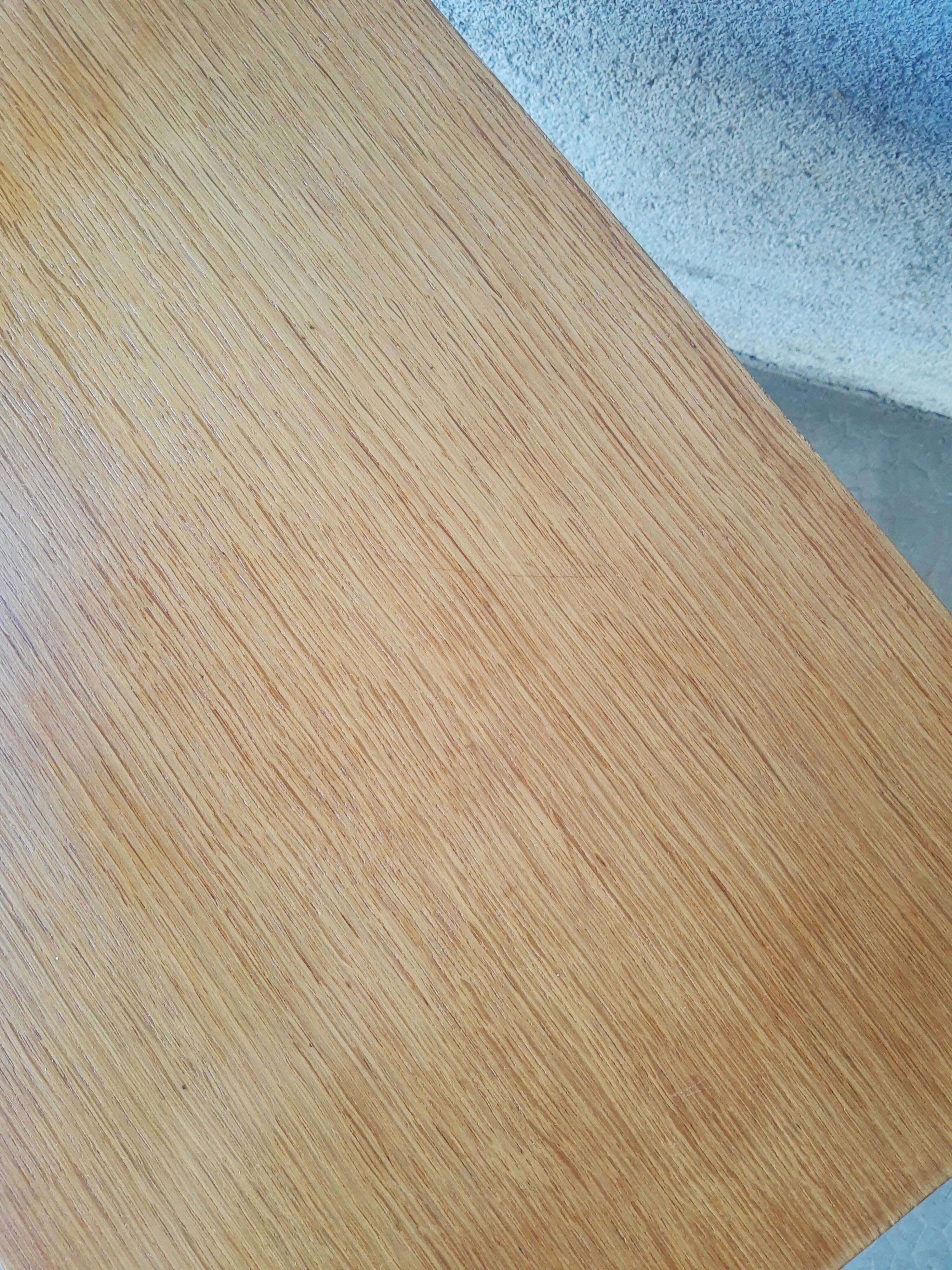 Vintage wooden compass foot bedside table