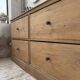 1950s pine workshop furniture 175cm