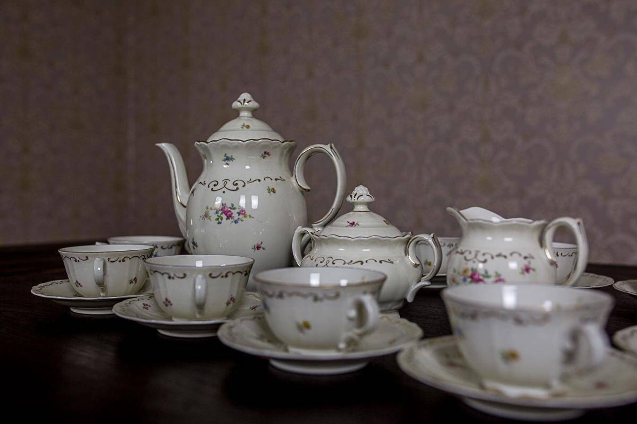 Vintage Coffee Service from Rörstrand, 1940s, Set of 26