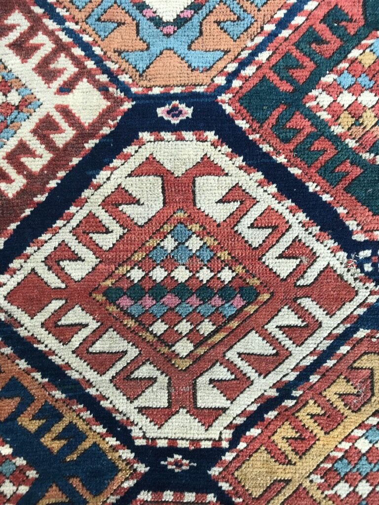Tapis ancien Kazak 204x280cm