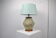 Ceramic lamp with relief fish decoration from around 1970.