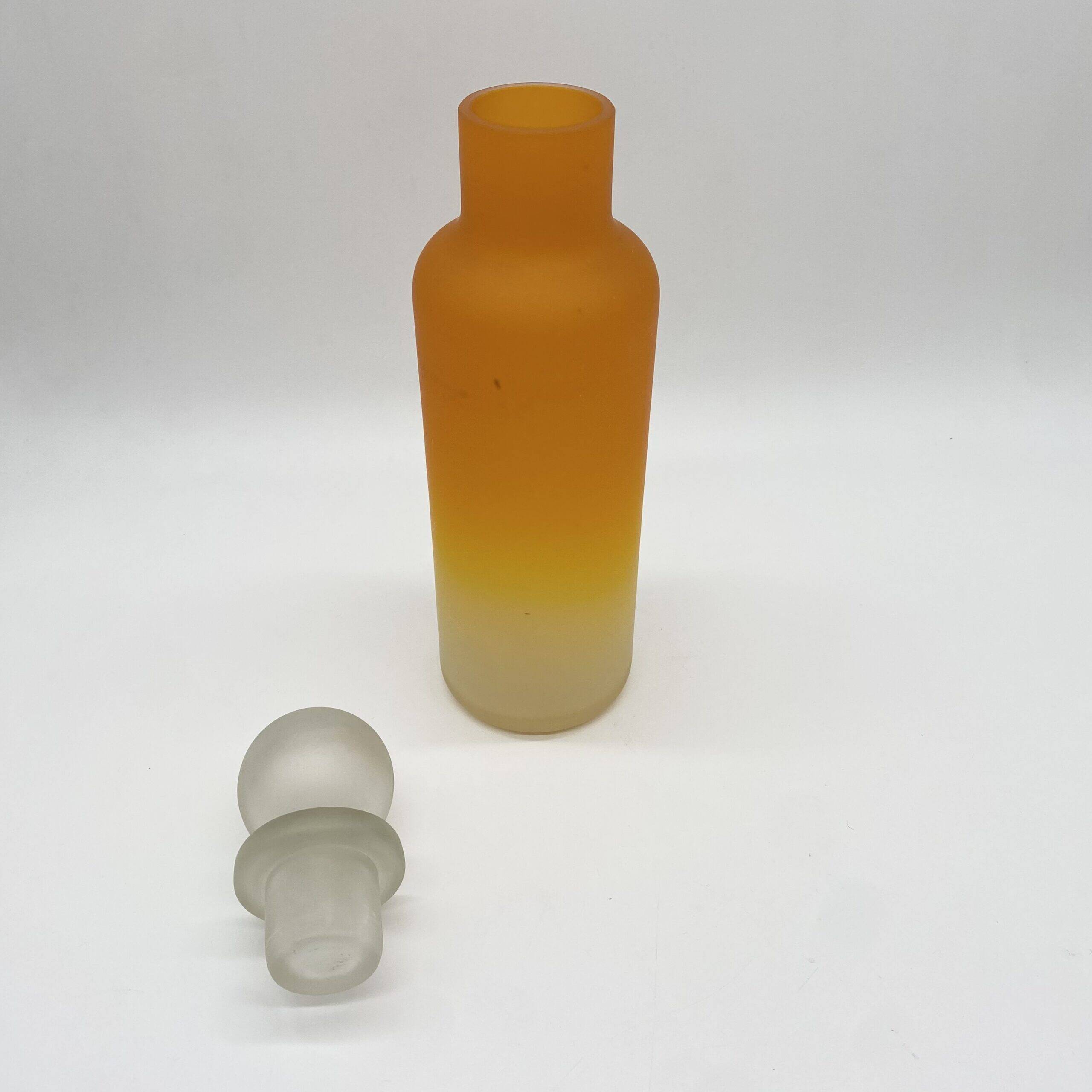 XXL Bottle "Ultra Orange" Murano glass, 1960s