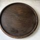 Mid-Century wooden platter or trivet - D 24 cm