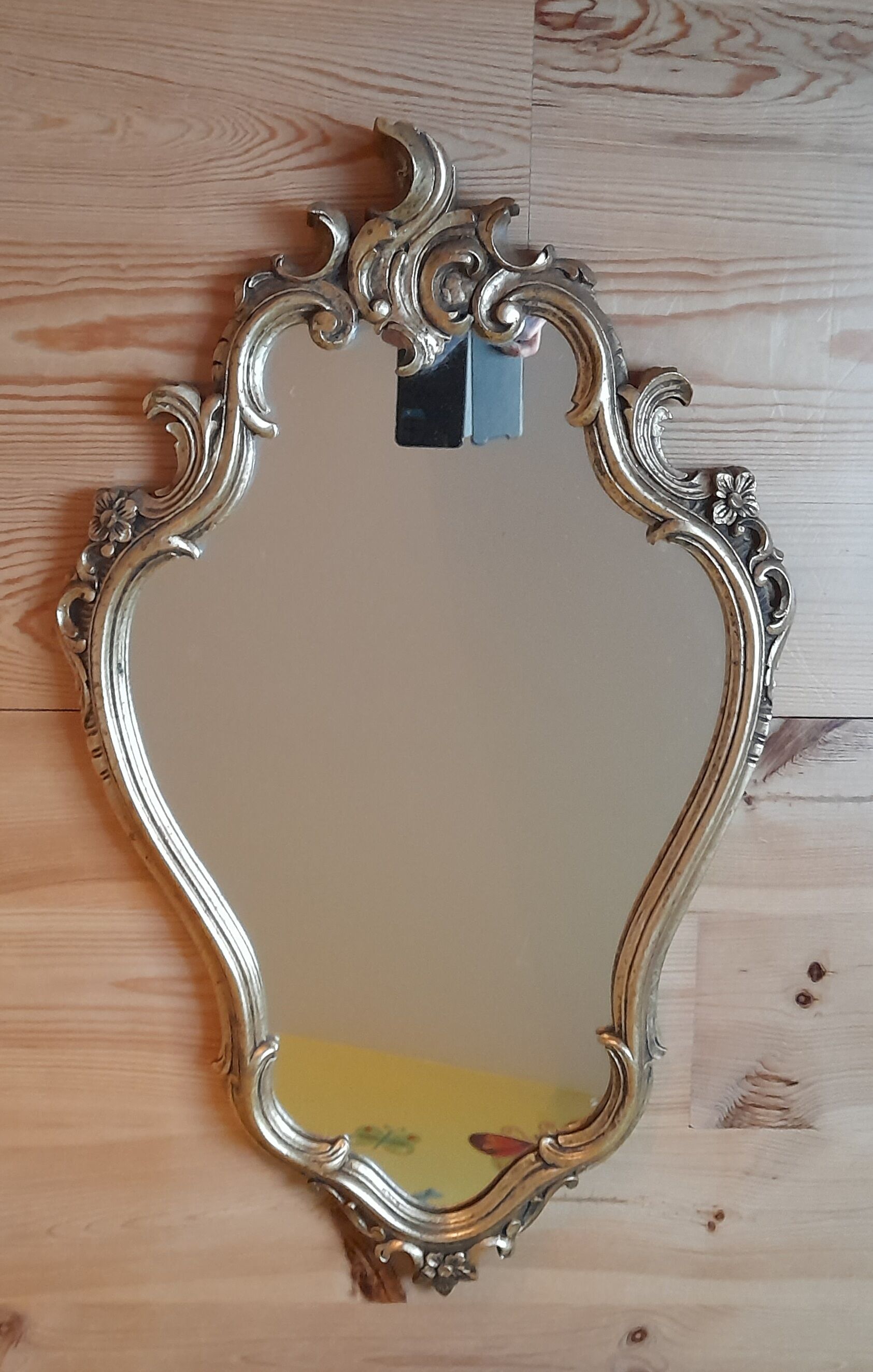 Gilded baroque mirror