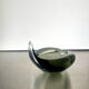 Sculptural Asymmetrical Holmegaard bowl by Per Lutken   Denmark  signed 1957