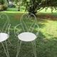 Paire de fauteuils en fer forgé