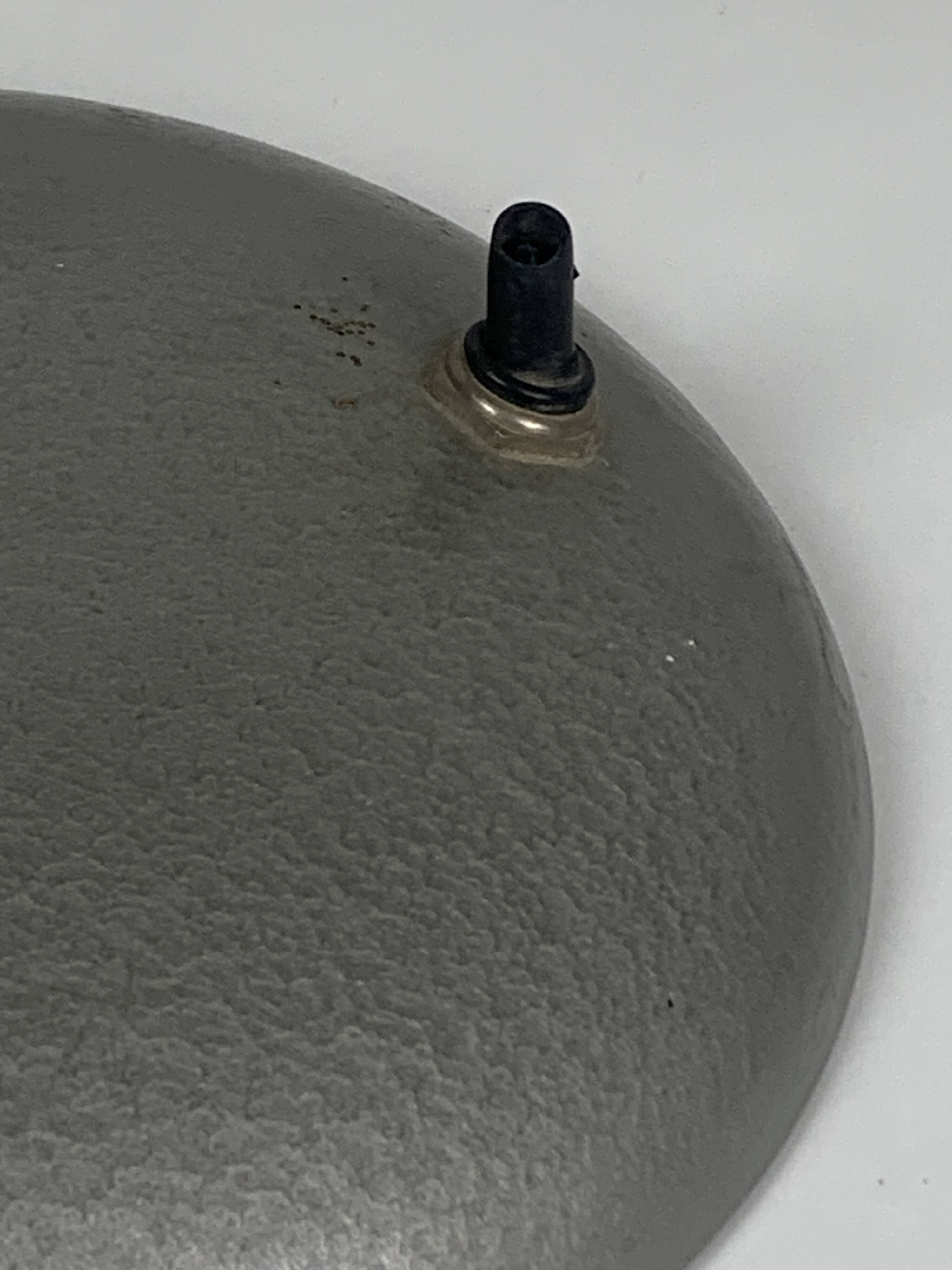 Modernist metal Bauhaus desk lamp, 1960s