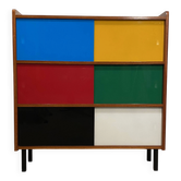 Bibliothèque/vitrine vintage