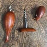 Teak bird bottle opener 1960s