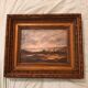 Oil painting and frame early 19th century