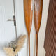 Pair of solid wood paddles