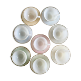 Harlequin Arcopal coffee service