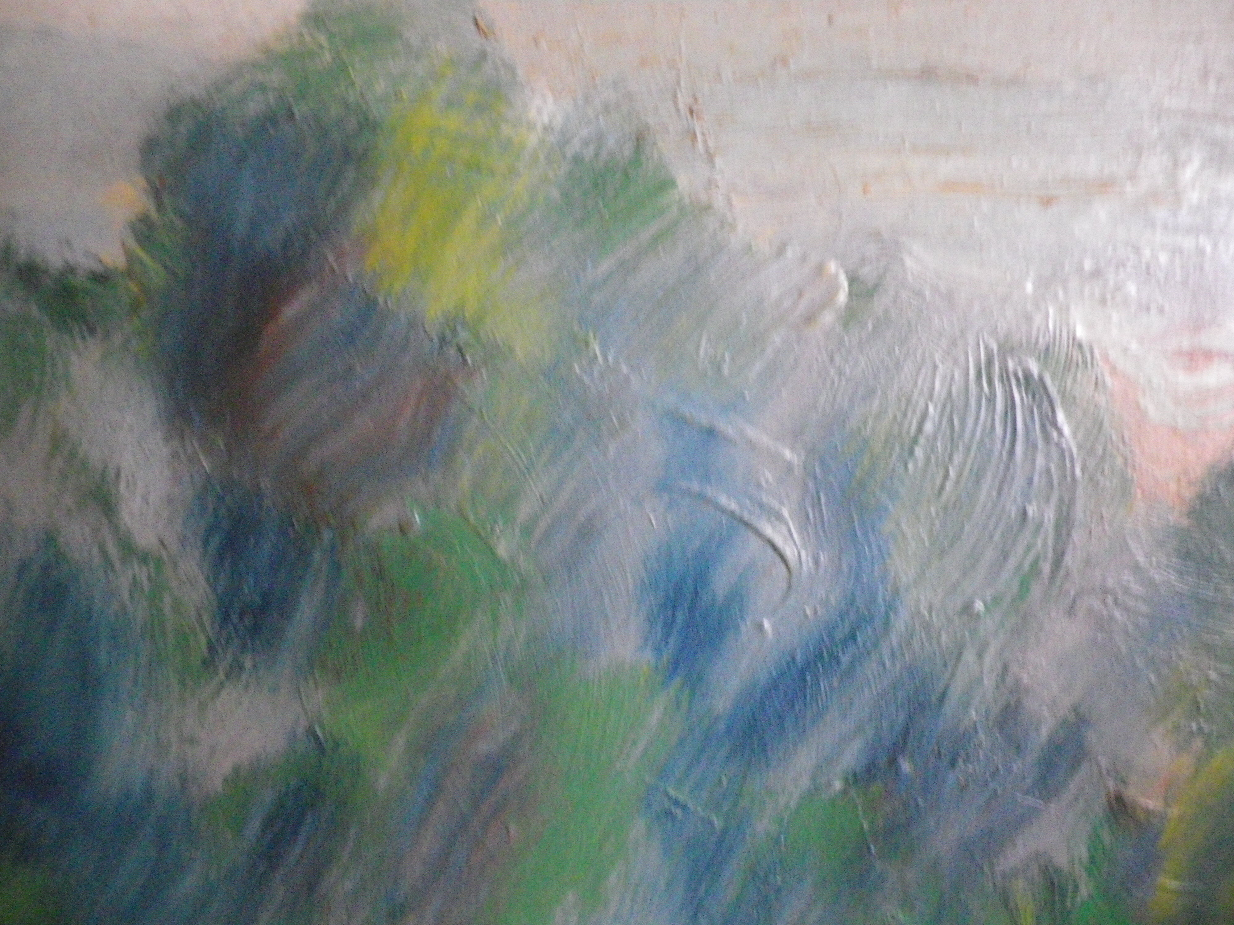 Painting "Plenitude" with framing, signed