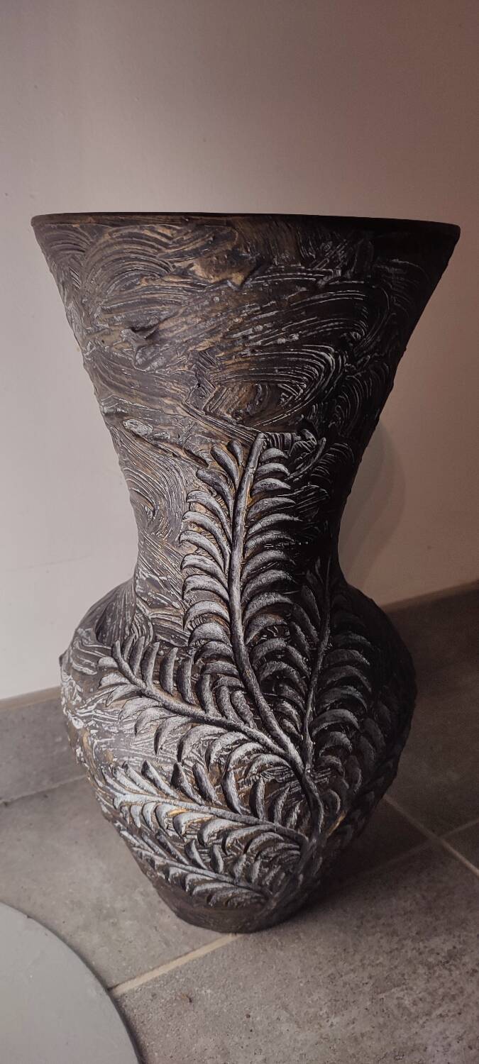 Large Fady Vallauris ceramic vase