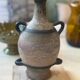 Vintage 1970s sculptural amphora - stoneware