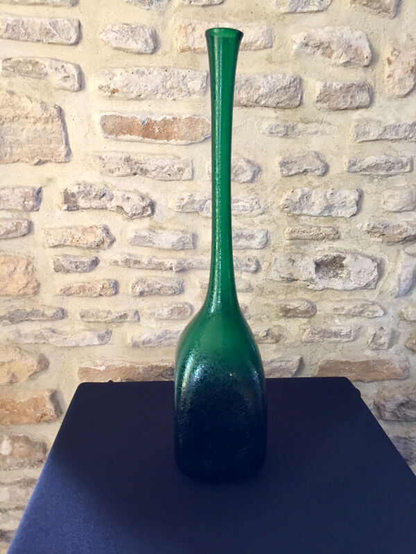 Vase bouteille murano vintage