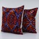 Set of 2 vintage Turkish cushion covers 51x51 cm