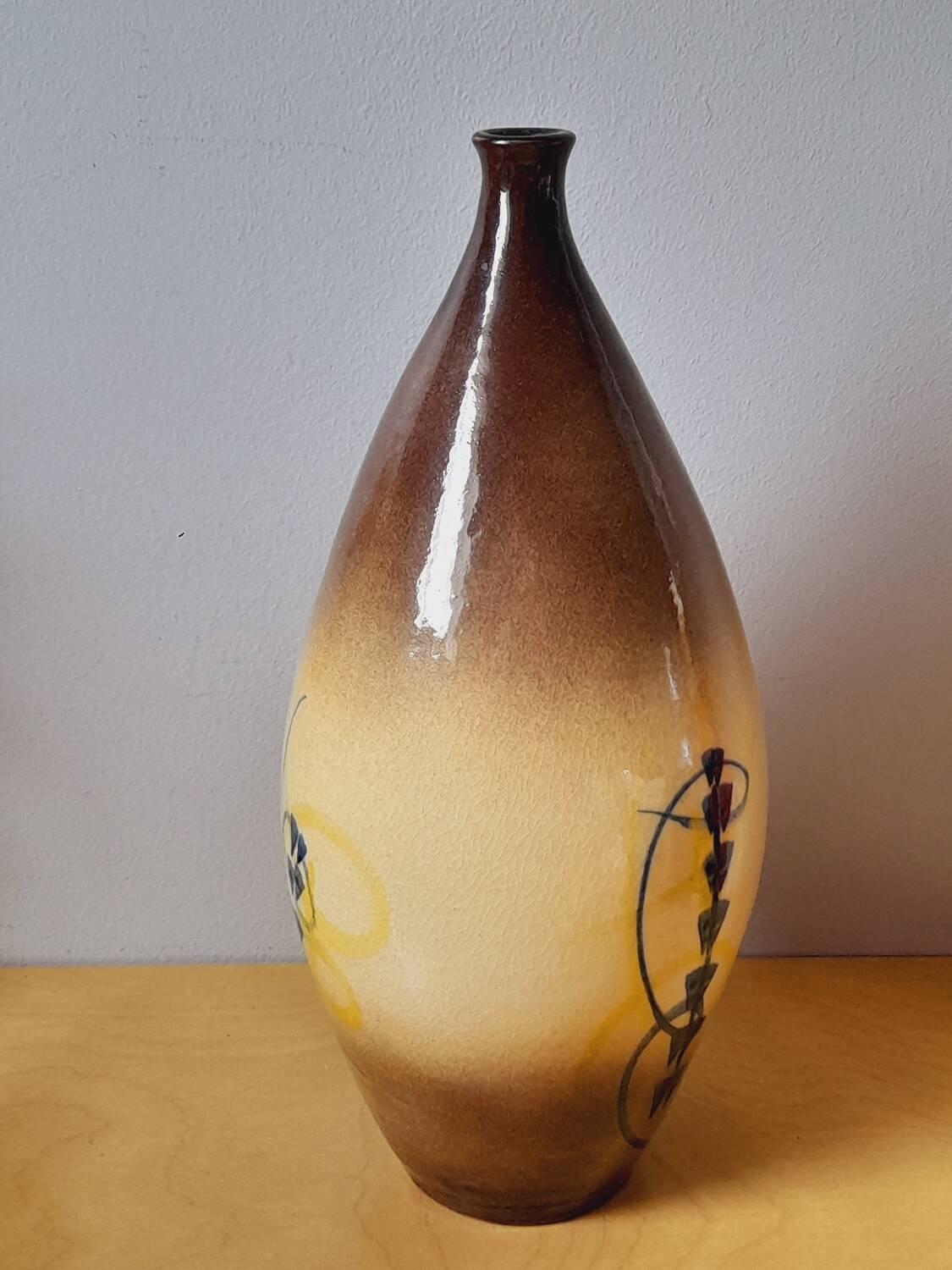 60s ceramic soliflore vase